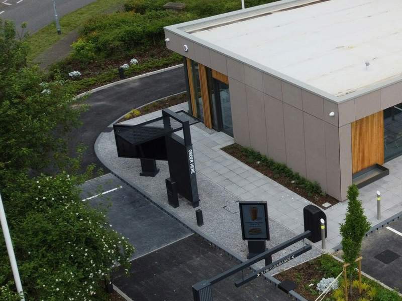 Retail-led commercial property investment with drive-thru units and car parking